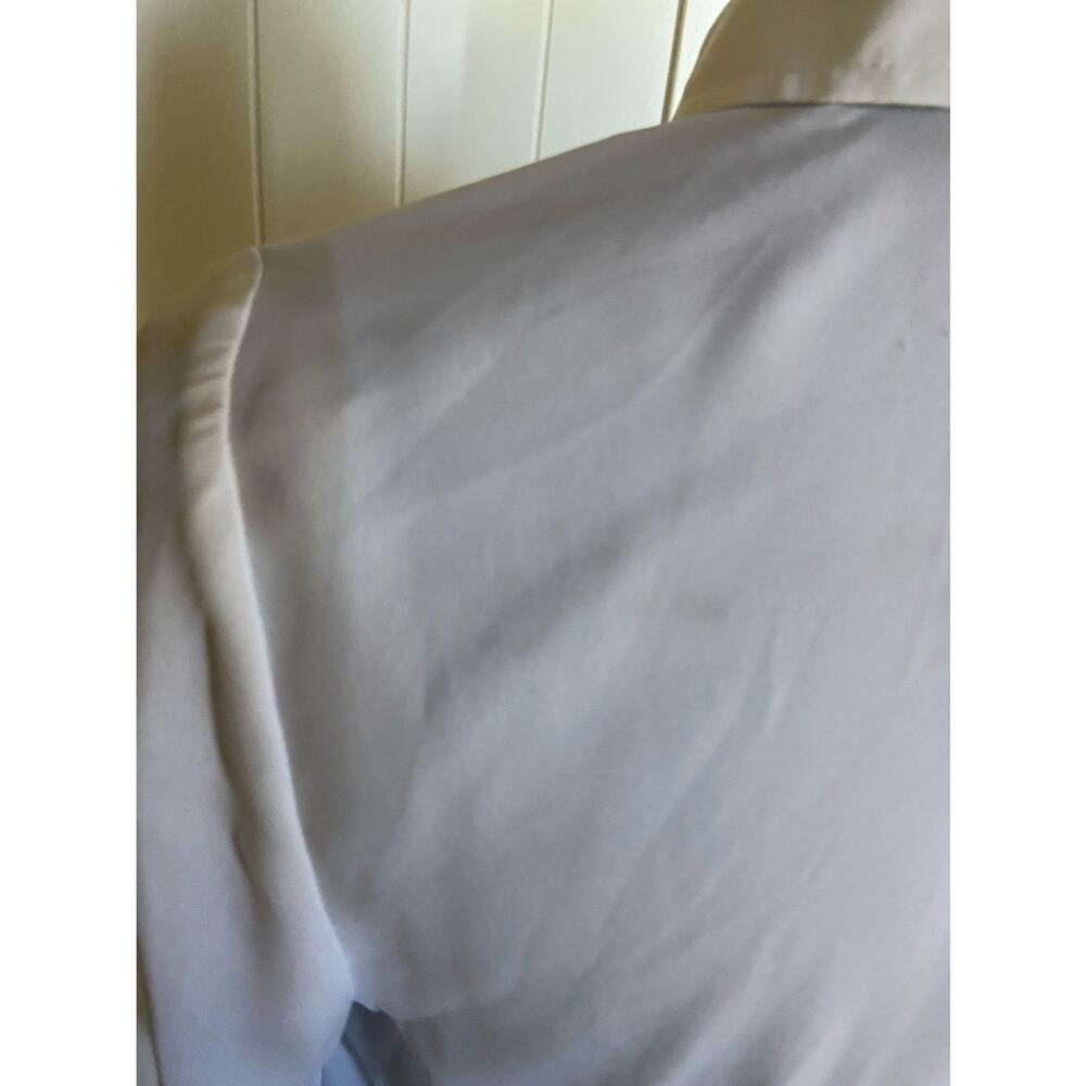MICHAEL Kors Womens Blouse Size Small White Sheer Quarter Zip NEW - Picture 8 of 11